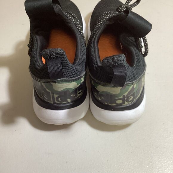 Adidas Lite Racer Adapt 3.0 Slip-On Black & Camo Sneaker - Men's shoe size 5.5 - Picture 4 of 6